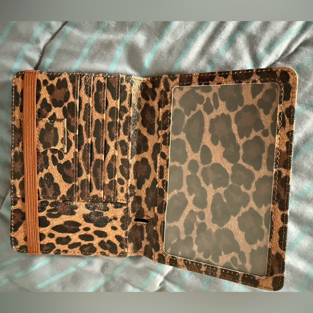 Chic Leopard Print Wallet NWT - image 3